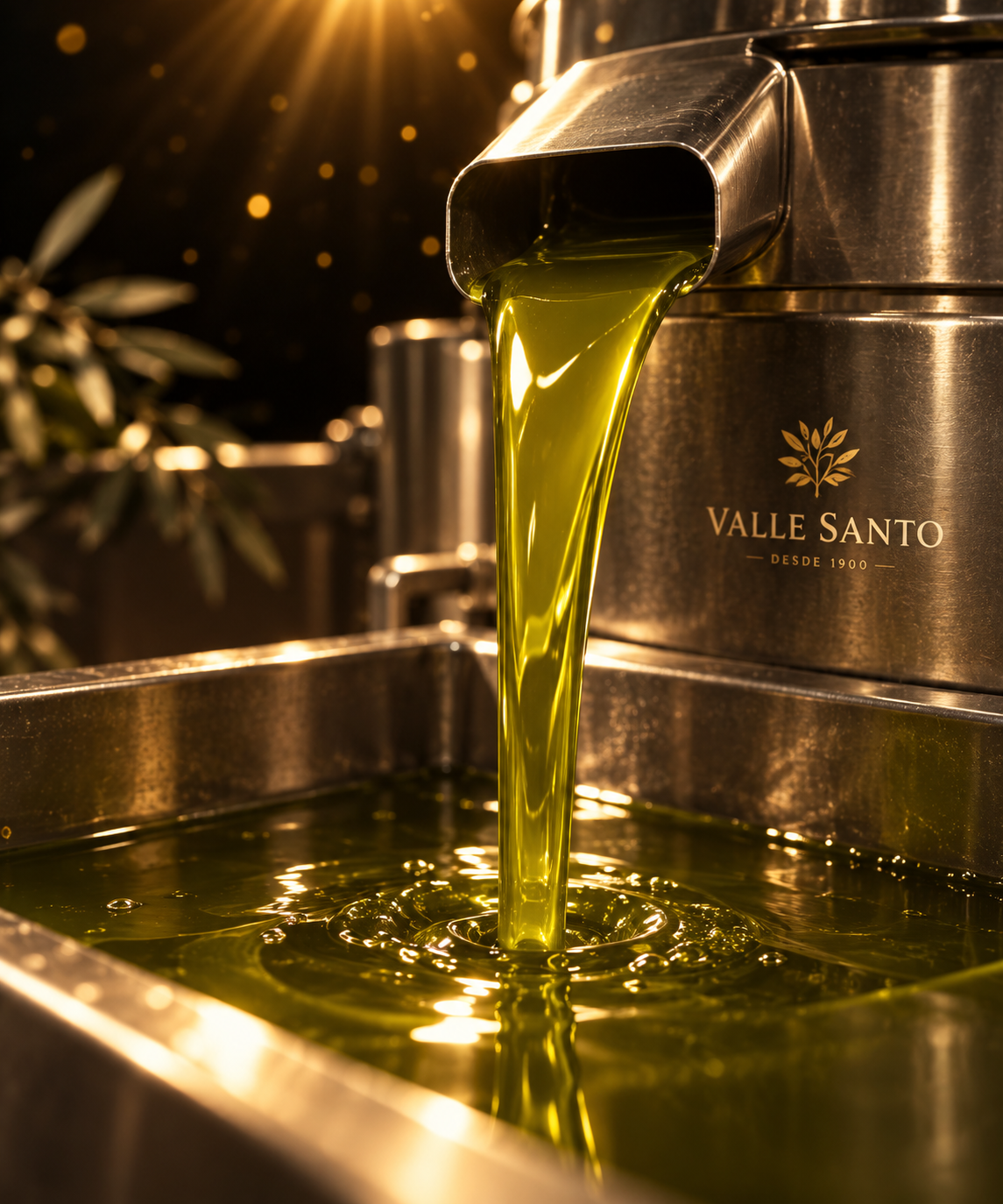 Centrifugado del aceite de oliva Valle Santo